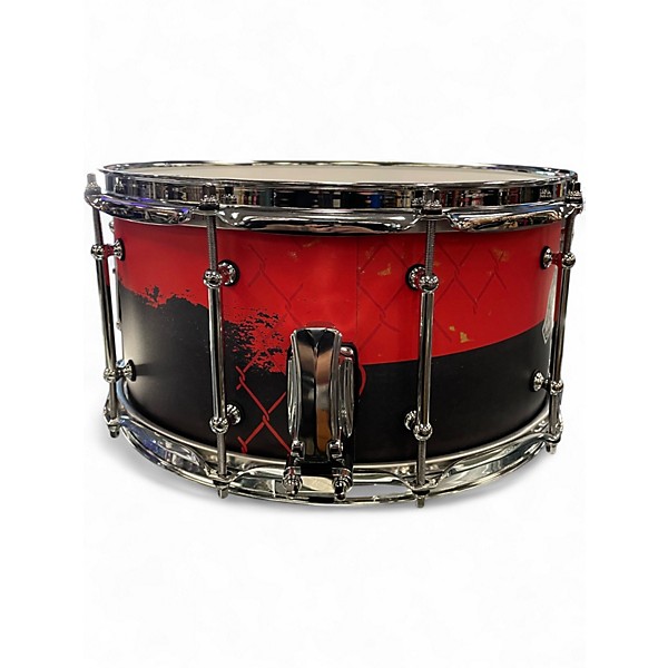 Used SJC Drums 14in CUSTOM SNARE Black Drum