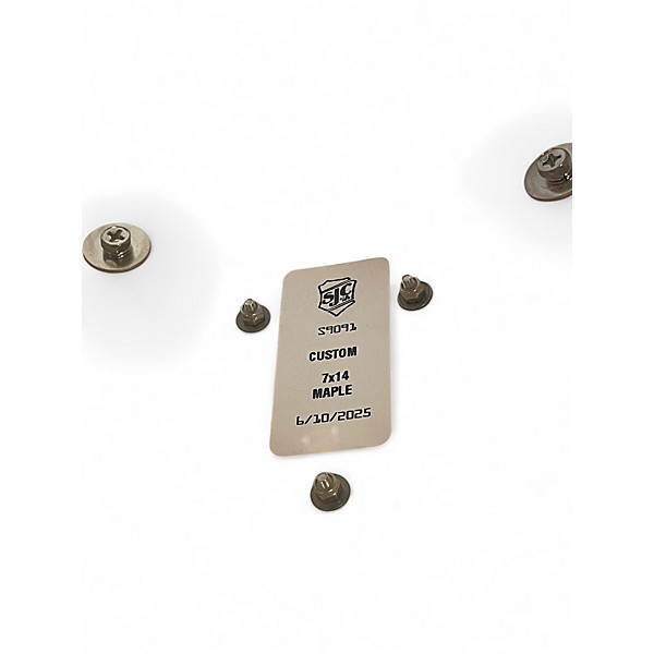 Used SJC Drums 14in CUSTOM SNARE Black Drum