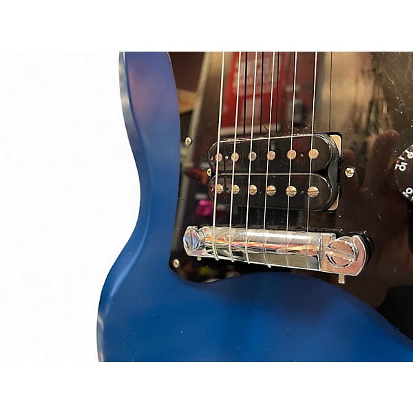 Used Gibson SG Melody Maker Satin Blue Solid Body Electric Guitar