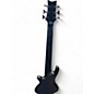 Used Schecter Guitar Research Stiletto Studio 6 String Black Electric Bass Guitar