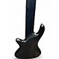 Used Schecter Guitar Research Stiletto Studio 6 String Black Electric Bass Guitar