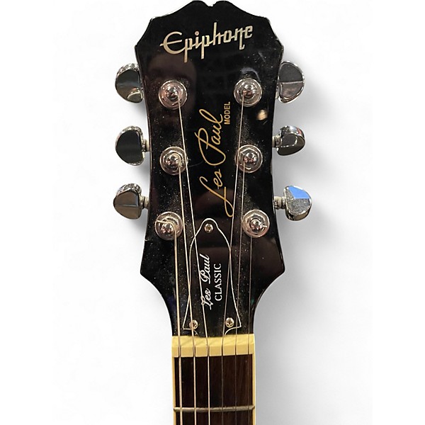 Used Epiphone Les Paul Classic 2 Color Sunburst Solid Body Electric Guitar