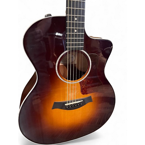 Used Taylor 214CE 2 Color Sunburst Acoustic Electric Guitar