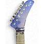 Used EVH 5150 striped Blue Solid Body Electric Guitar