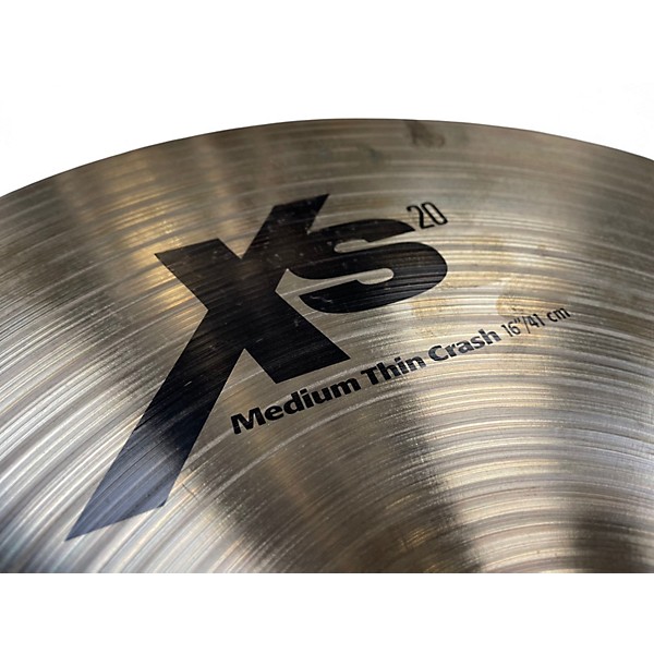 Used SABIAN 16in XS20 Medium Thin Crash Cymbal