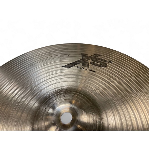 Used SABIAN 14in XS20 Hi Hat Pair Cymbal
