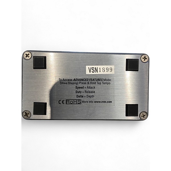 Used ZVEX Vexter Sonar Tremolo Tap Tempo Effect Pedal