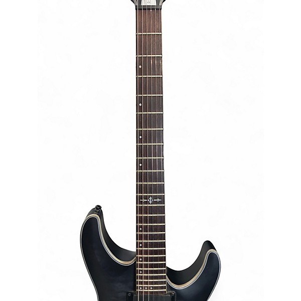 Used Schecter Guitar Research C1 Platinum Black Solid Body Electric Guitar