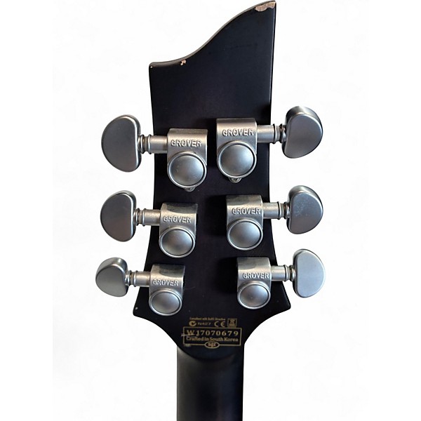 Used Schecter Guitar Research C1 Platinum Black Solid Body Electric Guitar