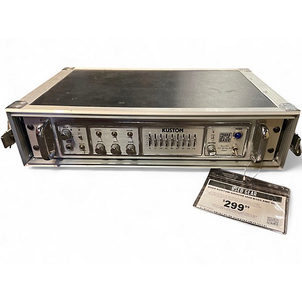 Used Kustom Groove 1200 Bass Amp Head