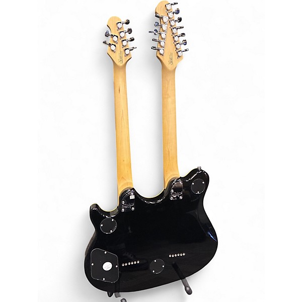 Used OLP MM1 612 Double Neck Sunburst Solid Body Electric Guitar