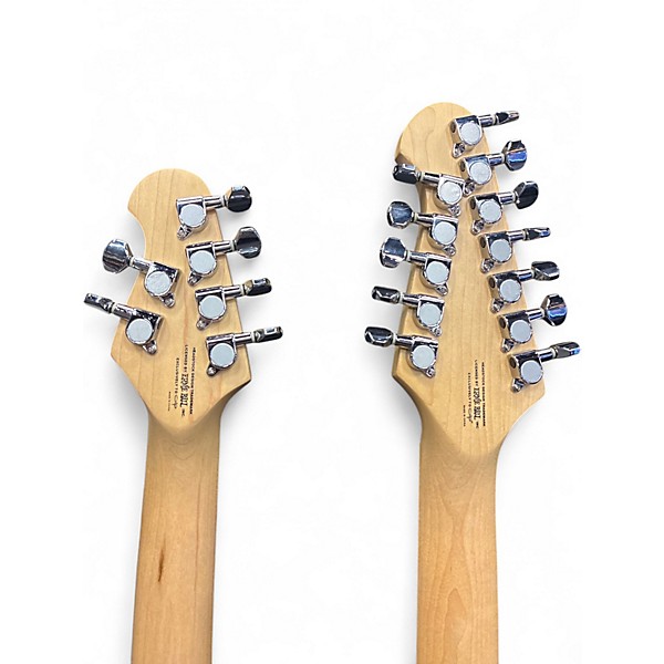 Used OLP MM1 612 Double Neck Sunburst Solid Body Electric Guitar