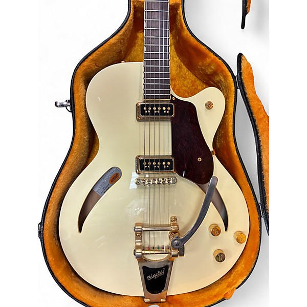 Used Gretsch Guitars G3156 Champagne Sparkle Hollow Body Electric Guitar