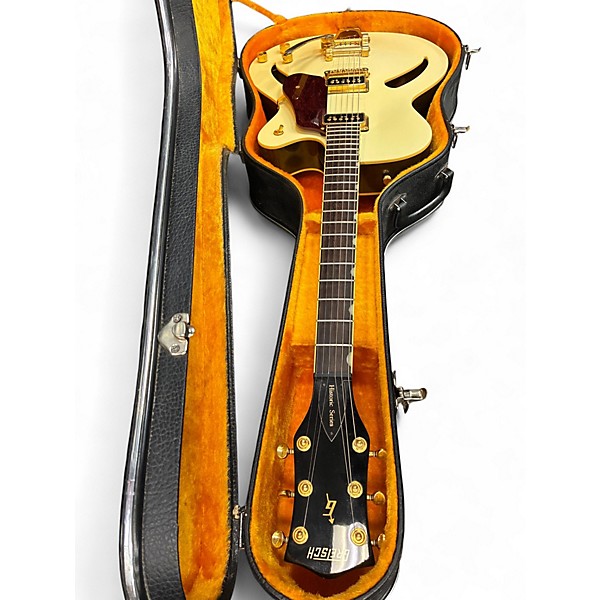 Used Gretsch Guitars G3156 Champagne Sparkle Hollow Body Electric Guitar