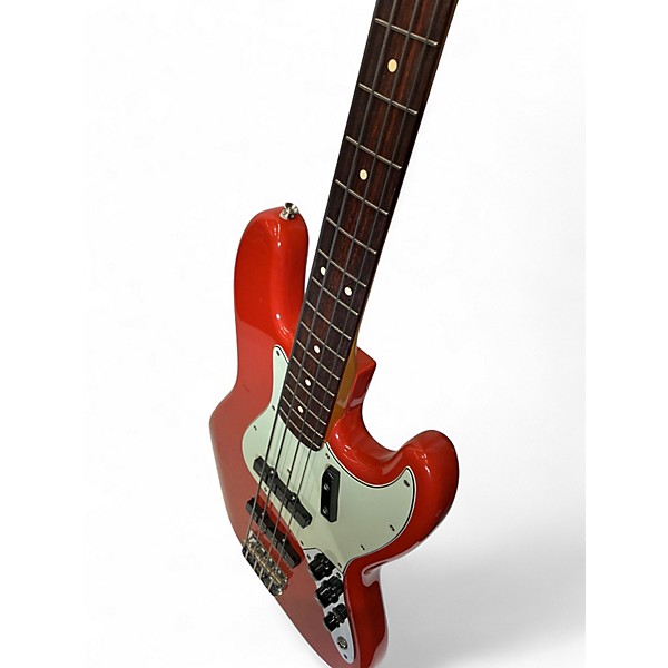 Used Fender Vintera 60s Jazz Bass Fiesta Red Electric Bass Guitar