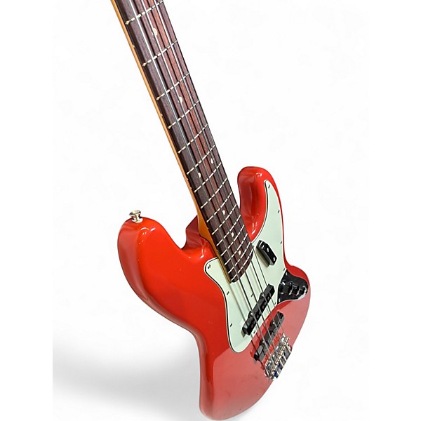 Used Fender Vintera 60s Jazz Bass Fiesta Red Electric Bass Guitar