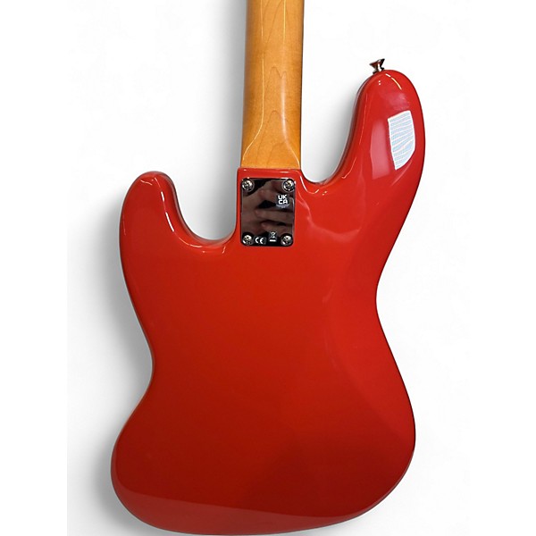 Used Fender Vintera 60s Jazz Bass Fiesta Red Electric Bass Guitar