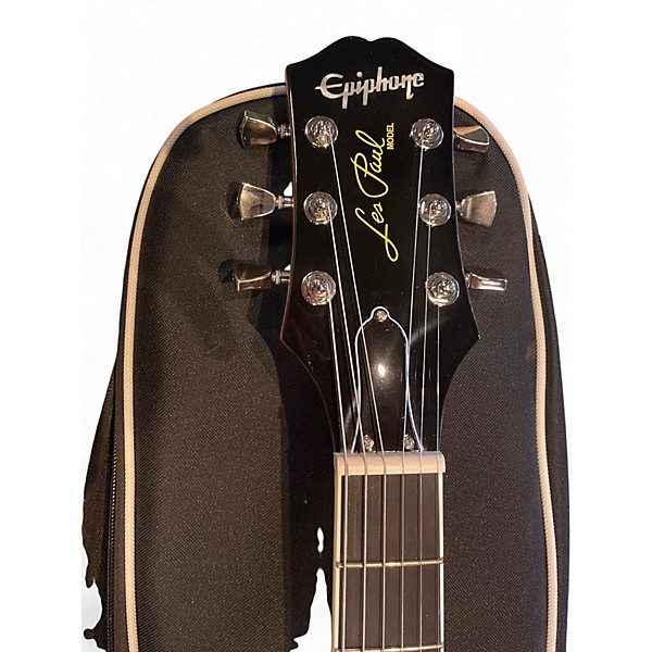 Used Epiphone LES PAUL MODERN FIGURED Slow Iced Tea Solid Body Electric Guitar