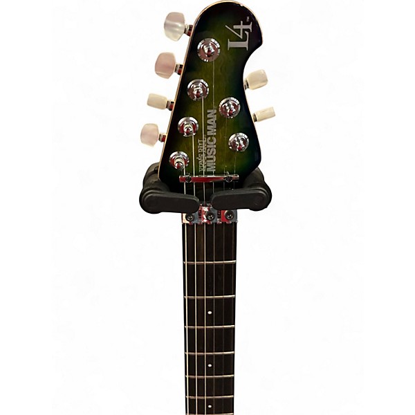 Used Ernie Ball Music Man L4 Luke 4 Steve Lukather SIgnature Ball Family Reserve BFR Green Tide Solid Body Electric Guitar