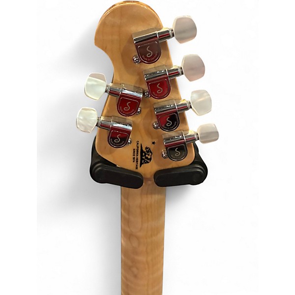 Used Ernie Ball Music Man L4 Luke 4 Steve Lukather SIgnature Ball Family Reserve BFR Green Tide Solid Body Electric Guitar