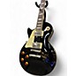 Used 2010 Epiphone Les Paul Standard 1950s Left Handed Black Solid Body Electric Guitar