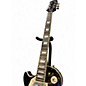 Used 2010 Epiphone Les Paul Standard 1950s Left Handed Black Solid Body Electric Guitar