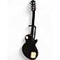 Used 2010 Epiphone Les Paul Standard 1950s Left Handed Black Solid Body Electric Guitar