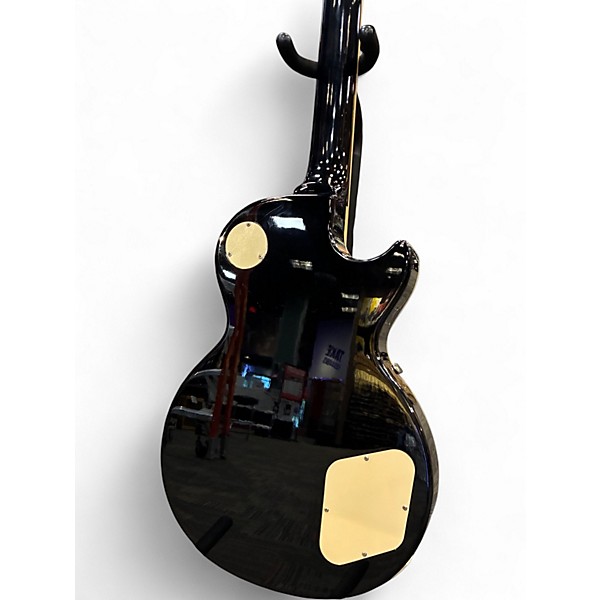 Used 2010 Epiphone Les Paul Standard 1950s Left Handed Black Solid Body Electric Guitar