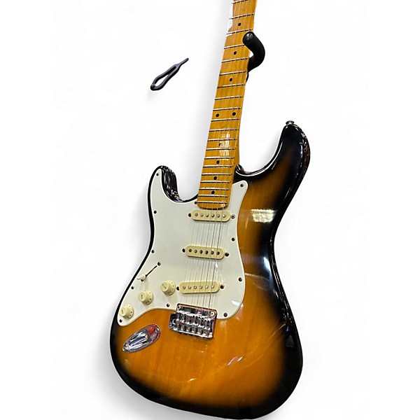 Used Hohner ST57 2 Tone Sunburst Solid Body Electric Guitar