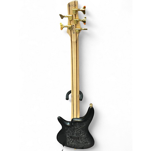 Used Ibanez SR305EDX 5 String BLACK ICE Electric Bass Guitar