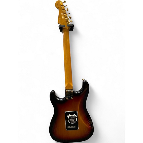Used 2003 Fender Artist Series Stevie Ray Vaughan Stratocaster 3 Color Sunburst Solid Body Electric Guitar