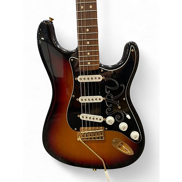 Used 2003 Fender Artist Series Stevie Ray Vaughan Stratocaster 3 Color Sunburst Solid Body Electric Guitar
