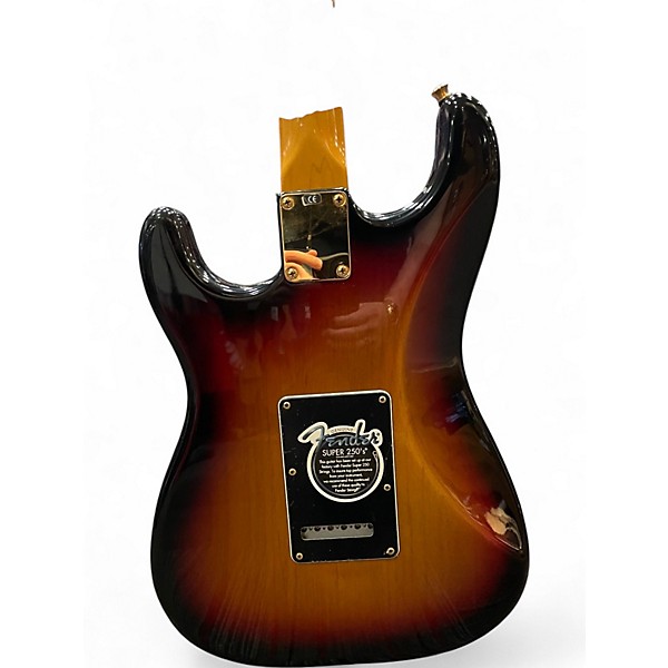 Used 2003 Fender Artist Series Stevie Ray Vaughan Stratocaster 3 Color Sunburst Solid Body Electric Guitar