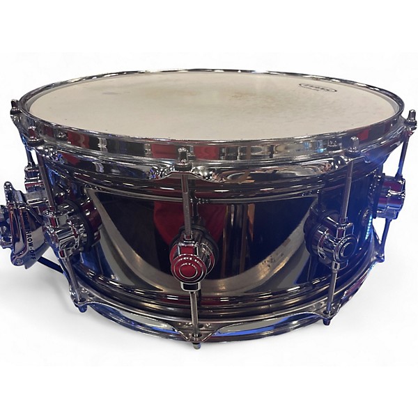 Used DW 6.5X14 Design Series Snare Black Chrome Drum