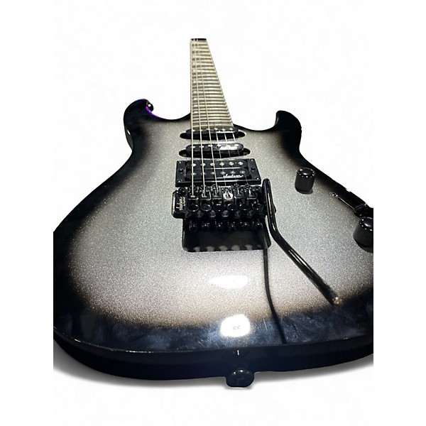 Used Jackson js series dinky js34 silver burst Solid Body Electric Guitar