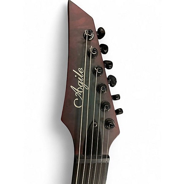 Used Agile BARITONE Red Baritone Guitars