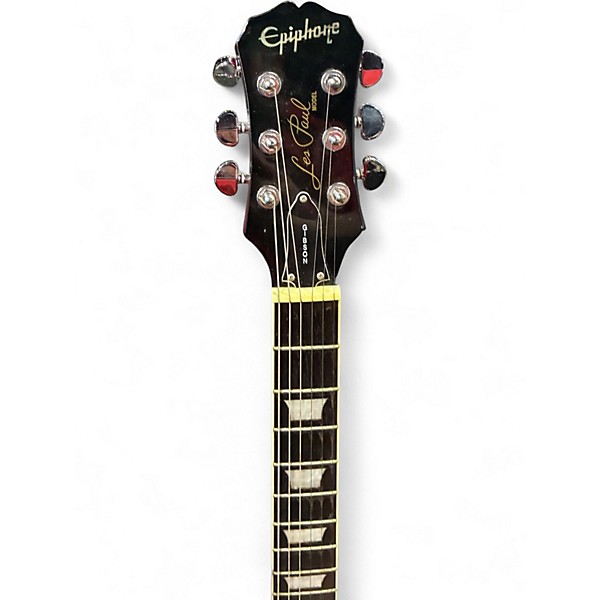 Used Epiphone Les Paul Standard Cherry Sunburst Solid Body Electric Guitar