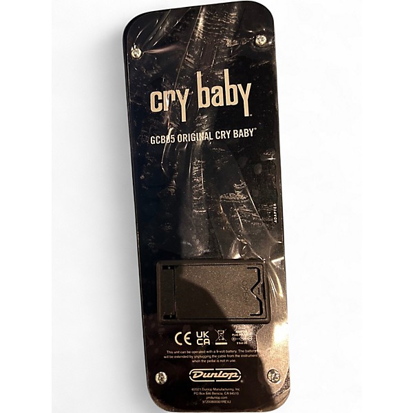 Used Dunlop GCB95 Original Crybaby Wah Effect Pedal