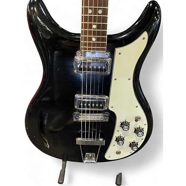 Used Kustom k200 Black Hollow Body Electric Guitar