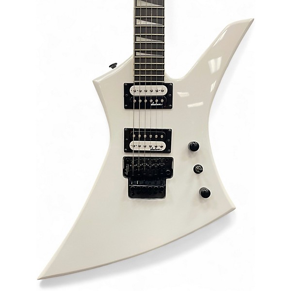 Used Jackson Kelly JS32 Snow White Solid Body Electric Guitar