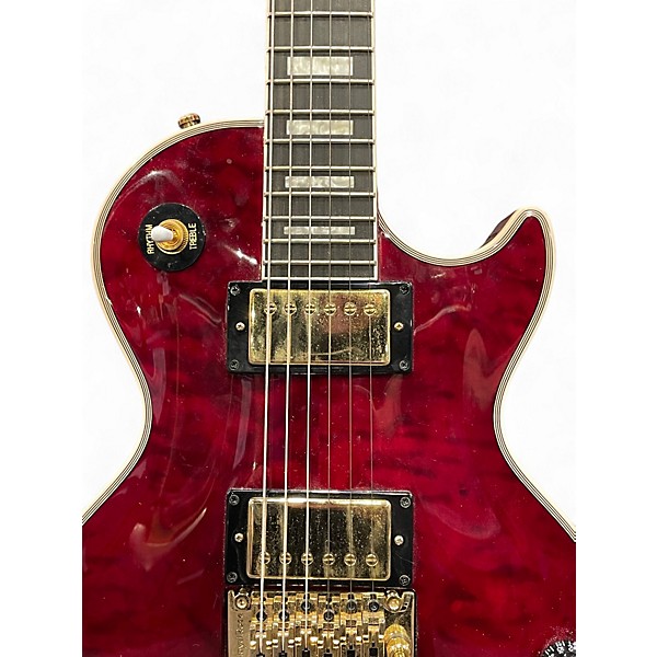 Used Epiphone Alex Lifeson Les Paul Custom Axcess Ruby Solid Body Electric Guitar