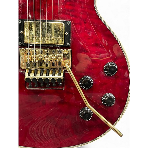 Used Epiphone Alex Lifeson Les Paul Custom Axcess Ruby Solid Body Electric Guitar