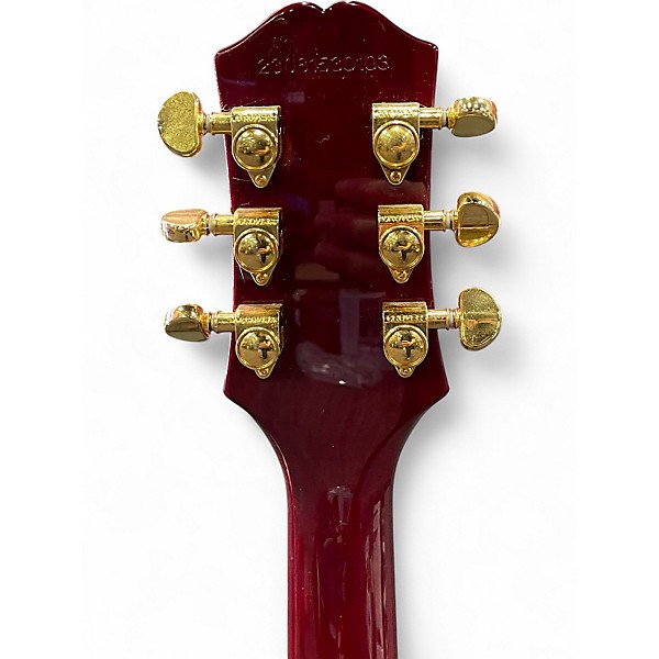 Used Epiphone Alex Lifeson Les Paul Custom Axcess Ruby Solid Body Electric Guitar