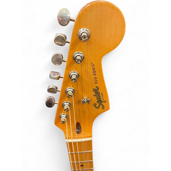 Used Squier Classic Vibe Duo Sonic Desert Sand Solid Body Electric Guitar