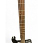 Used Squier PARANORMAL RASCAL Metallic Black Electric Bass Guitar