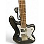 Used Squier PARANORMAL RASCAL Metallic Black Electric Bass Guitar