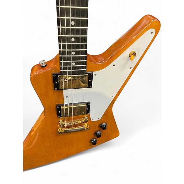 Used Epiphone Korina 1958 Explorer Natural Solid Body Electric Guitar