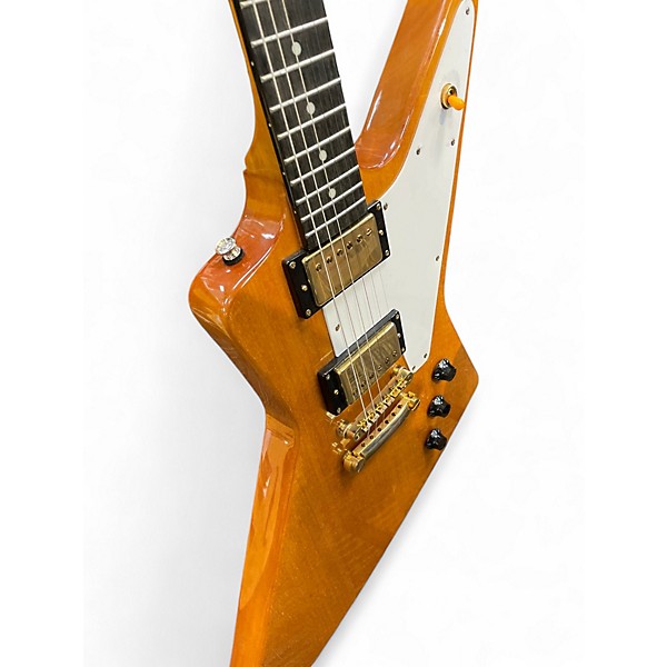 Used Epiphone Korina 1958 Explorer Natural Solid Body Electric Guitar