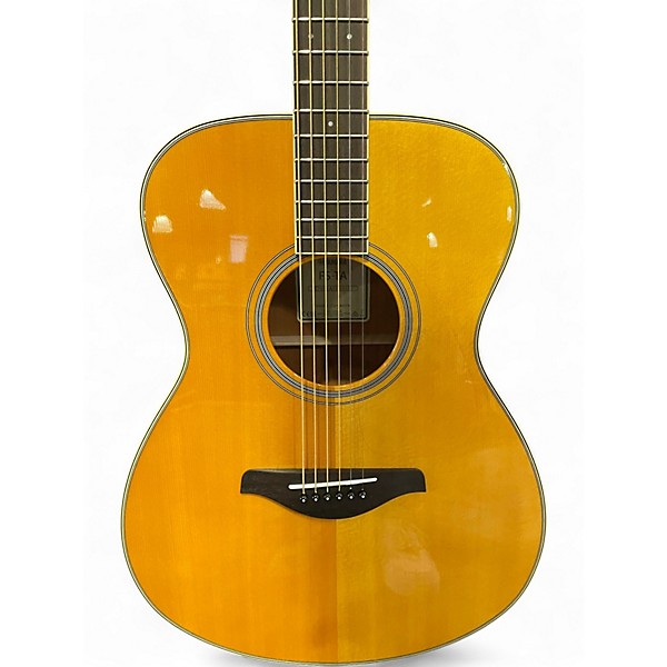 Used Yamaha FSTA TransAcoustic Concert Natural Acoustic Electric Guitar
