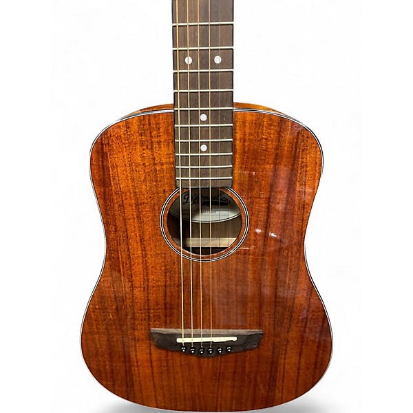 Used D'Angelico DAPTRVKOA Mahogany Acoustic Guitar